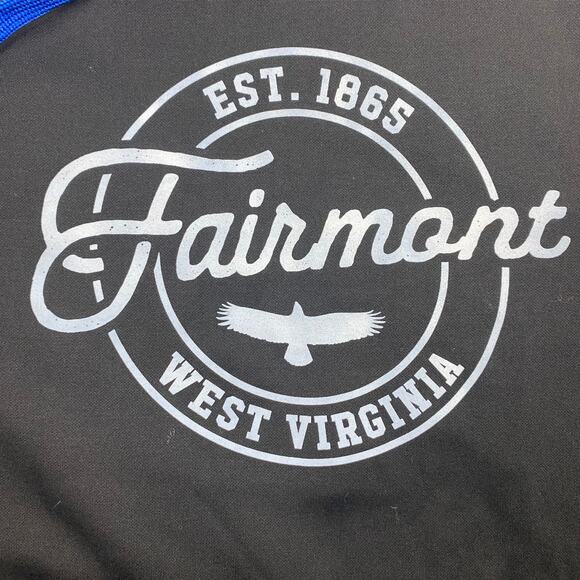 west Virginia Hoodie‎ Mens 2XL pullover Fairmount Drawstring Kangaroo Pocket Y2K - Picture 2 of 9